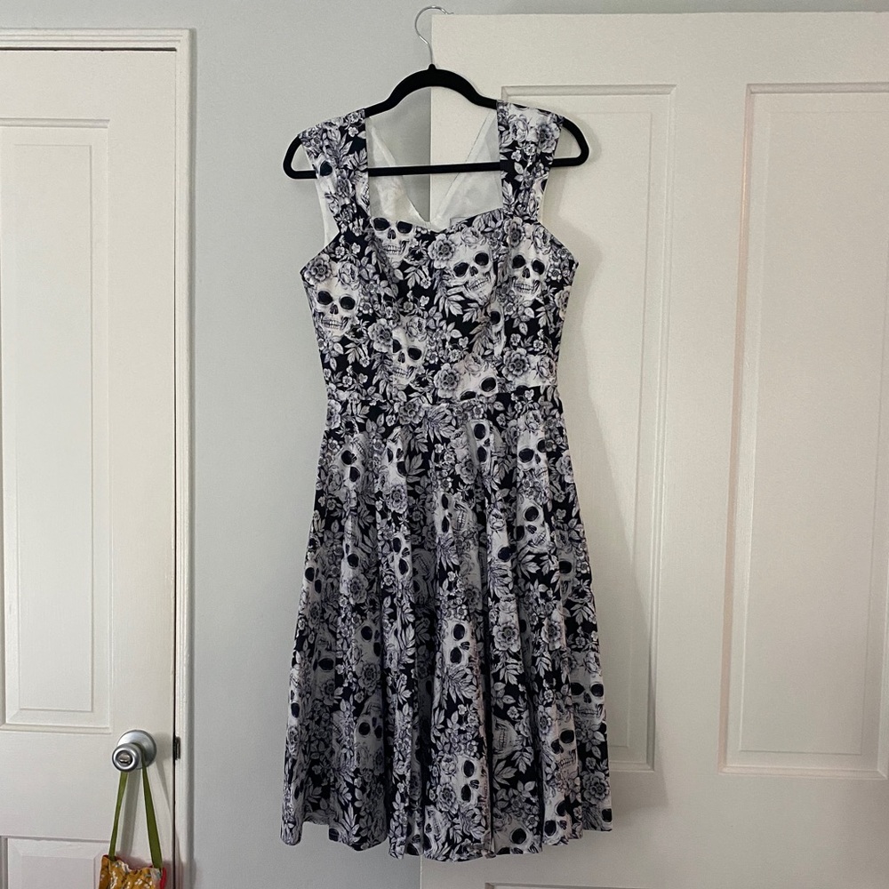 Unique Vintage Halloween Swing Dress